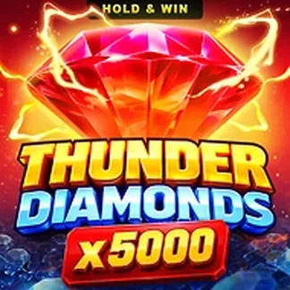 Thunder Diamonds x5000 pokie at HellSpin Casino Australia